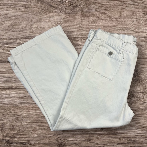 J Brand Joan High Rise Wide Leg Cropped Jeans Sz:32 - Picture 5 of 16